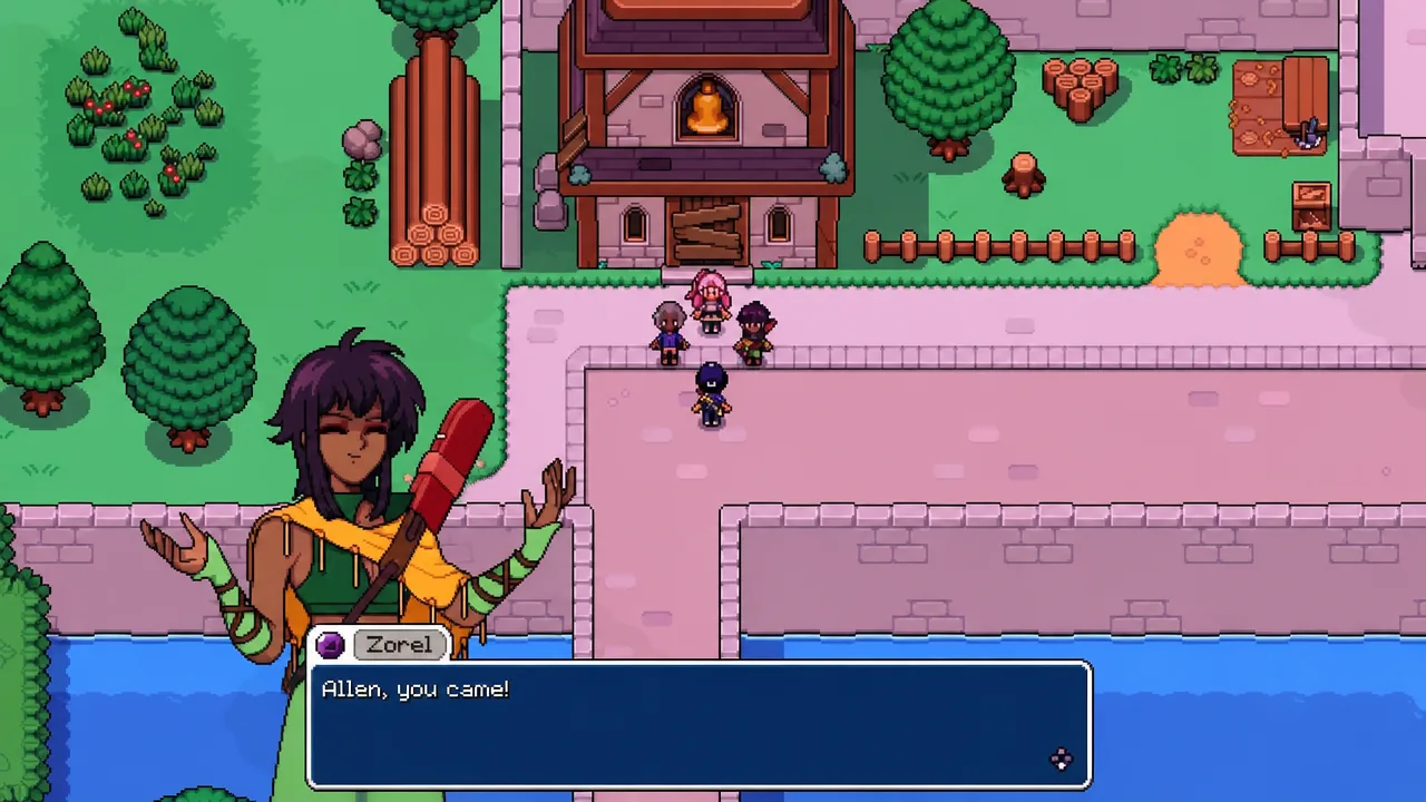 Zorel dialogue box during the Bell Tower cutscene