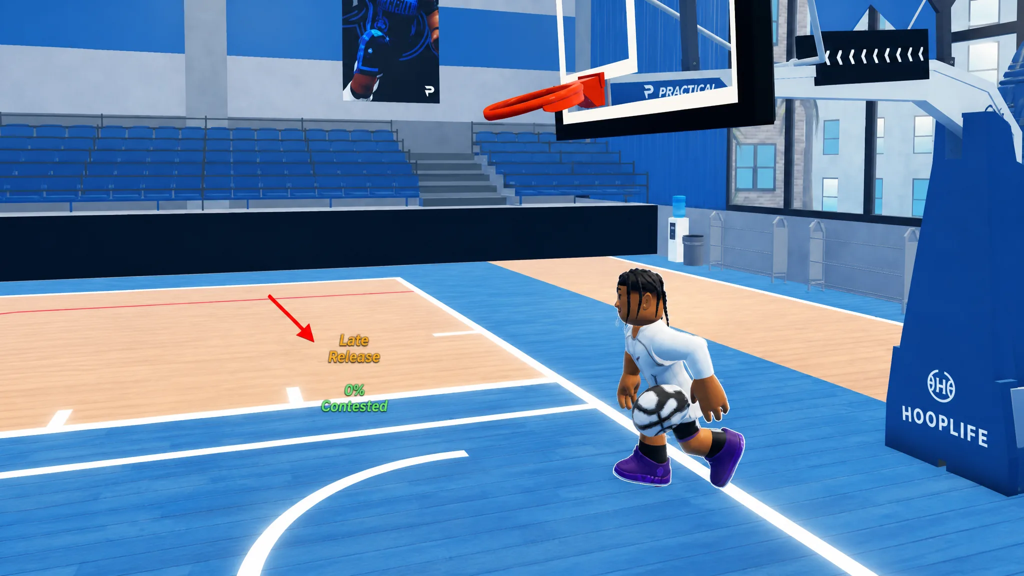 Missing a perfect Dunk in Practical Basketball