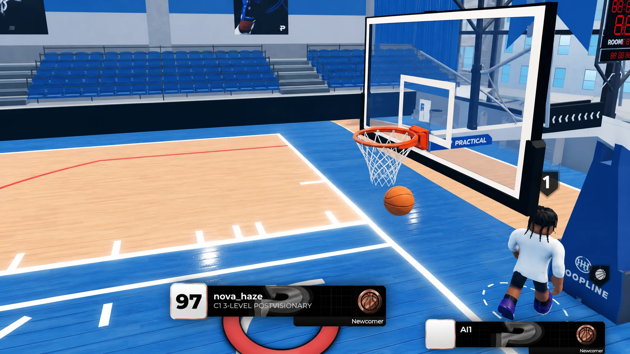 Performing a perfect Dunk in Practical Basketball