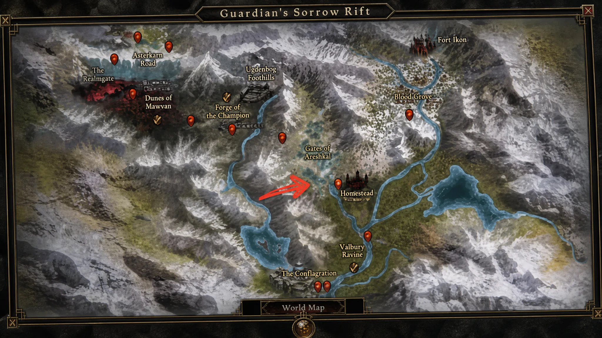Grim Dawn Fangs of Asterkarn Guardian’s Sorrow Rift