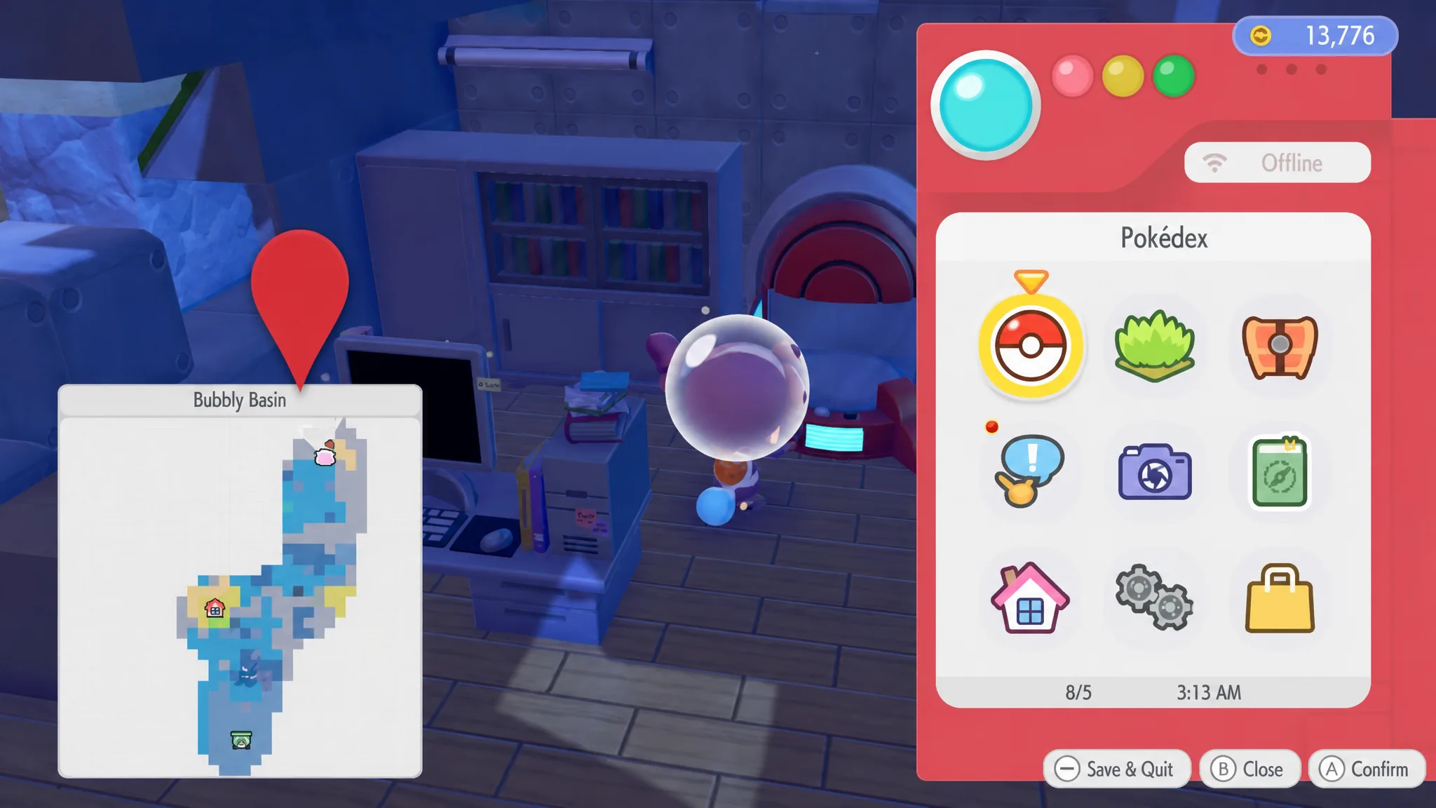 Portal pod map location in pokopia