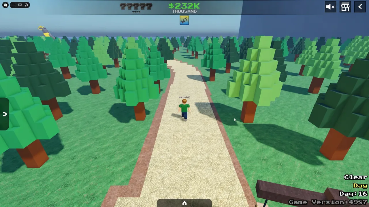 TBOD 2 map area near the beach where the Merchant NPC can appear at night