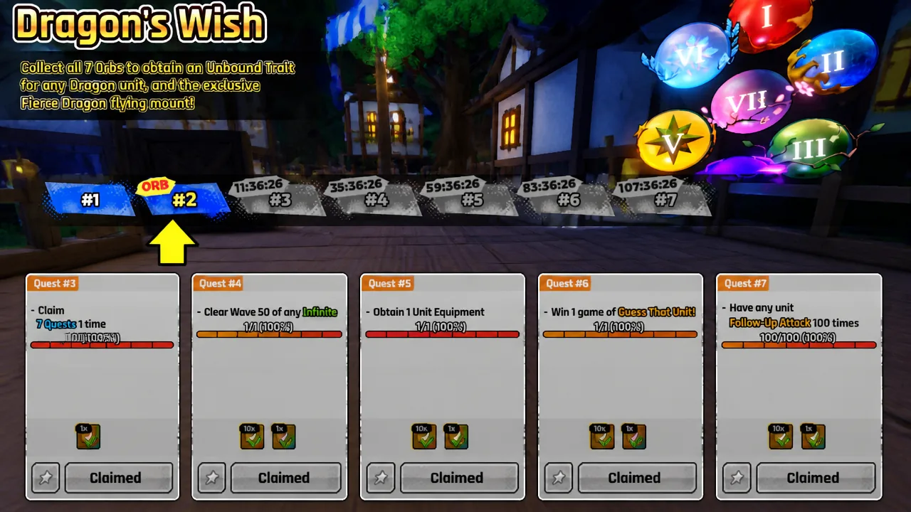 Anime Expeditions Wish Orb 2 quests
