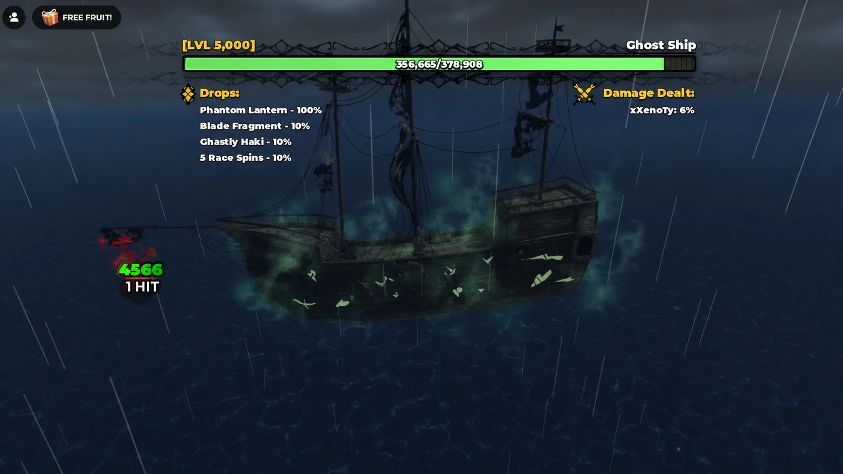 The Ghost Ship event that drops Phantom Lanterns
