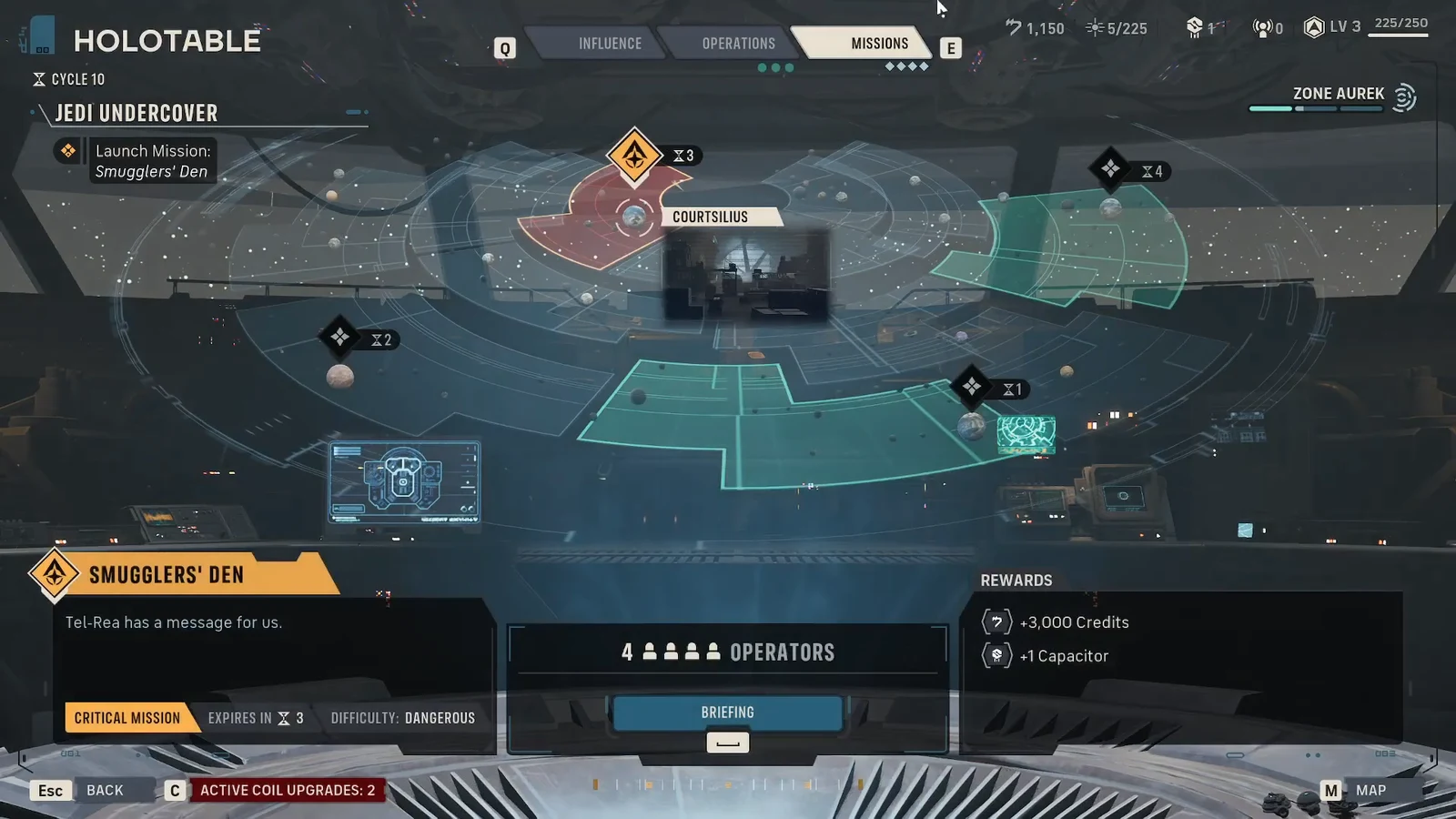 Star Wars Zero Company: How to Get Contacts for Influence