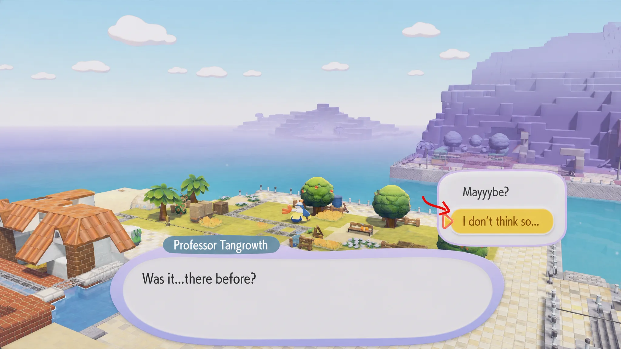 A new island appears off the coast of Bleak Beach in Pokémon Pokopia