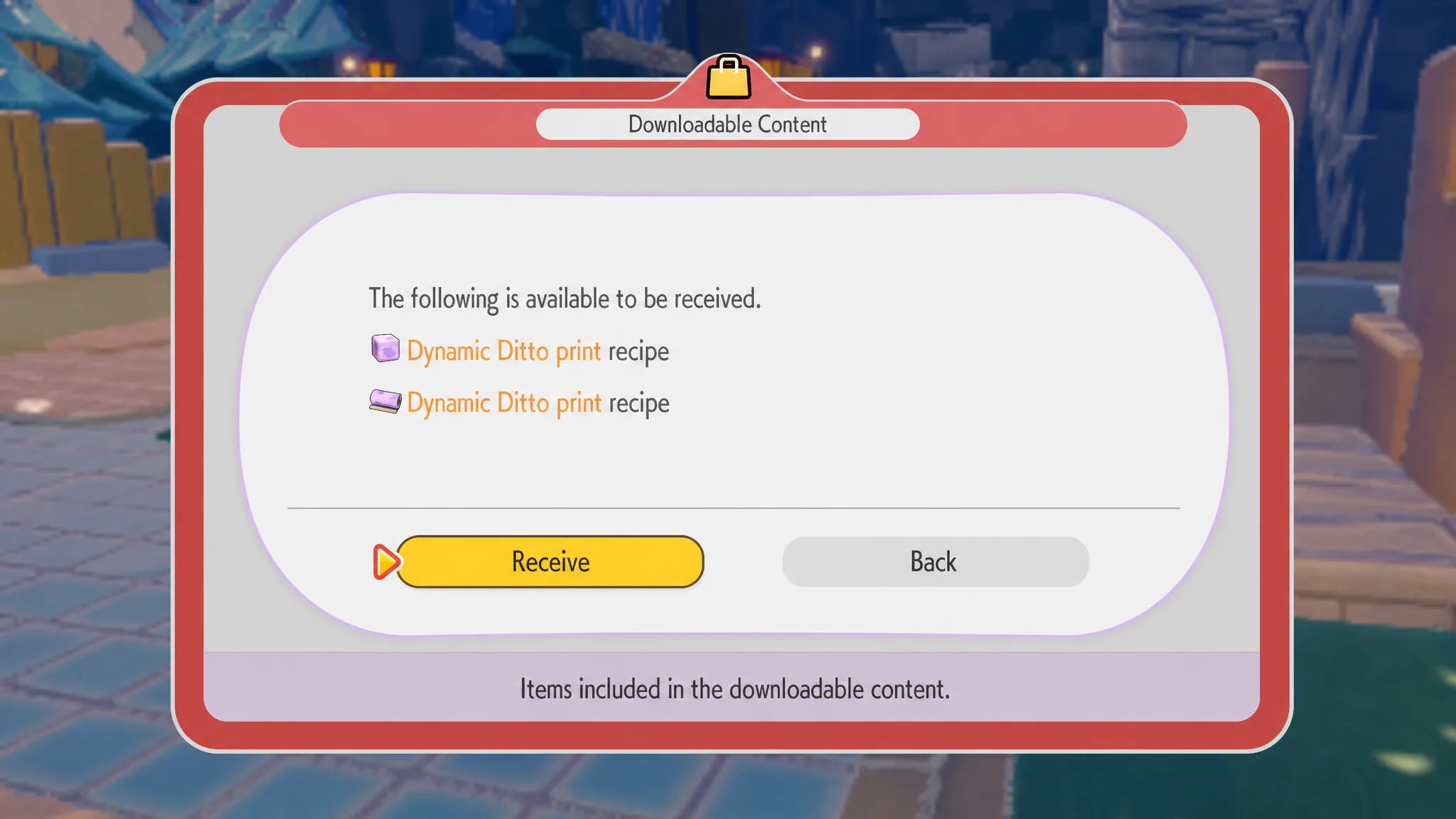 available items pokopia
