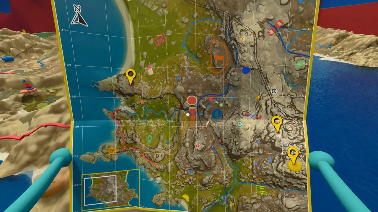 Flare Gun Location Big Walk