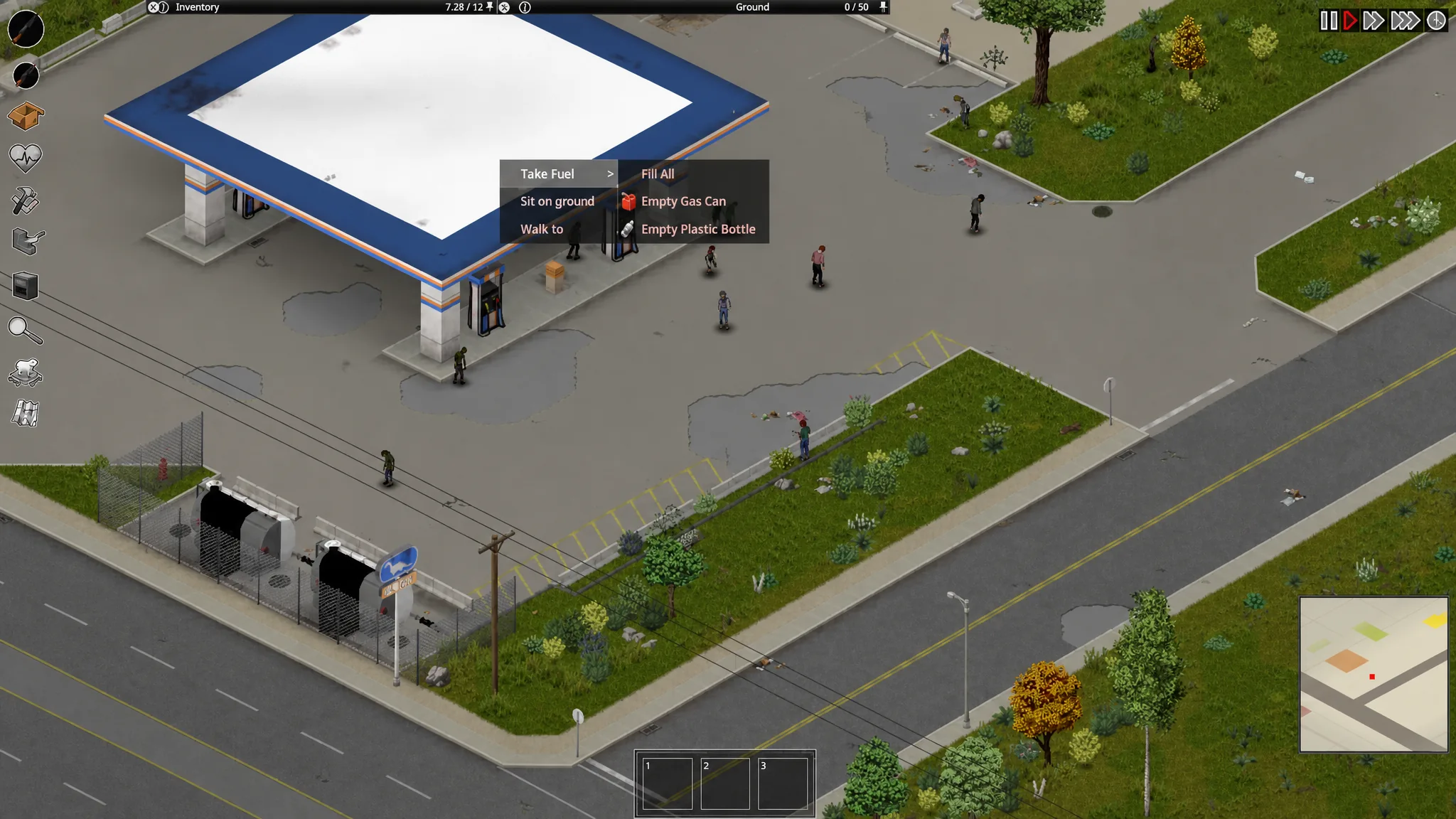 PZ Refuel from Gas Station