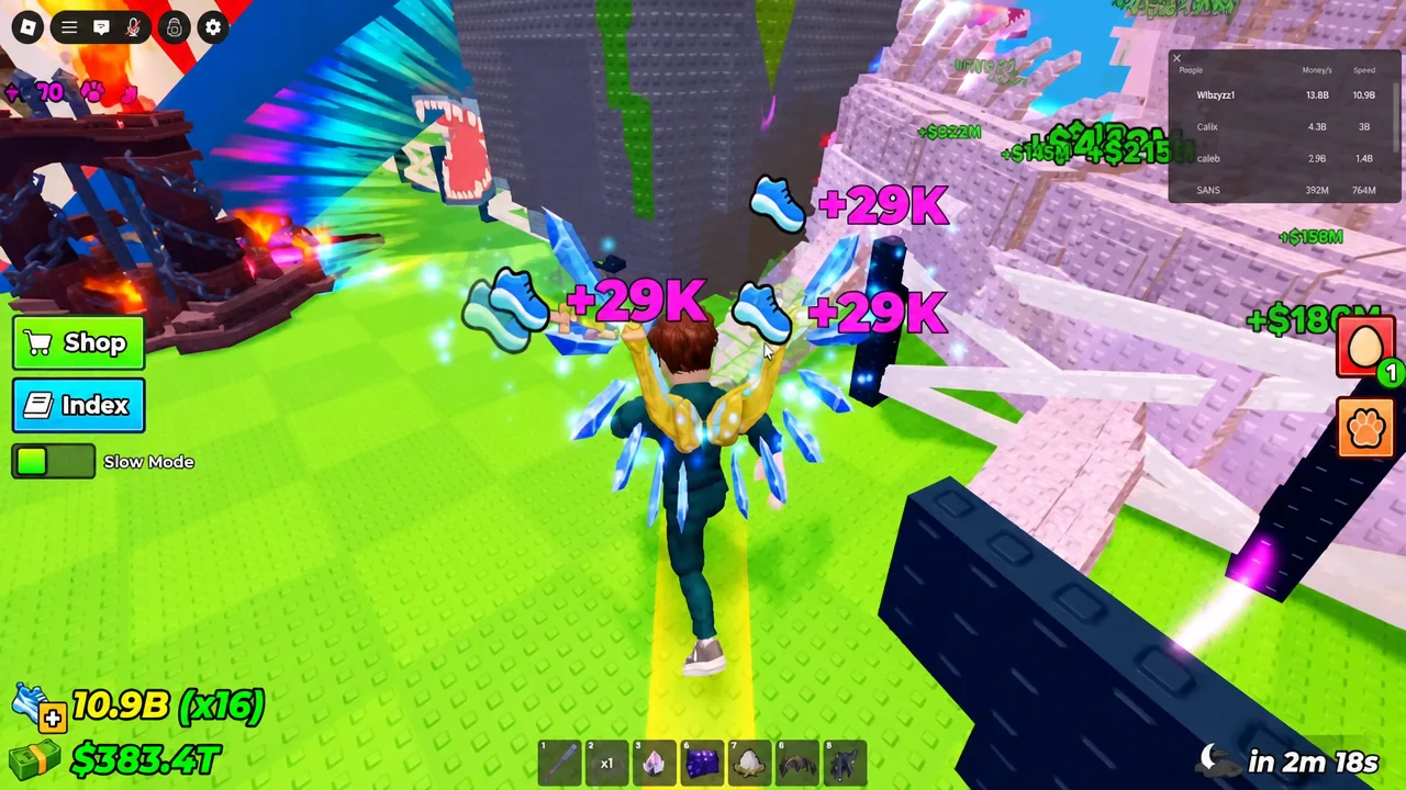 A fresh high-rarity hatch immediately starts feeding cash pop-ups into your income.