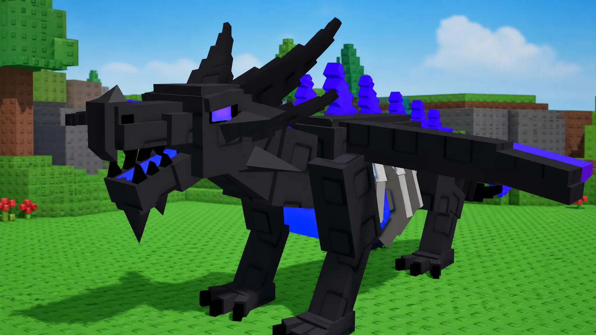 Shadow Dragon pet in Grow a Garden 2