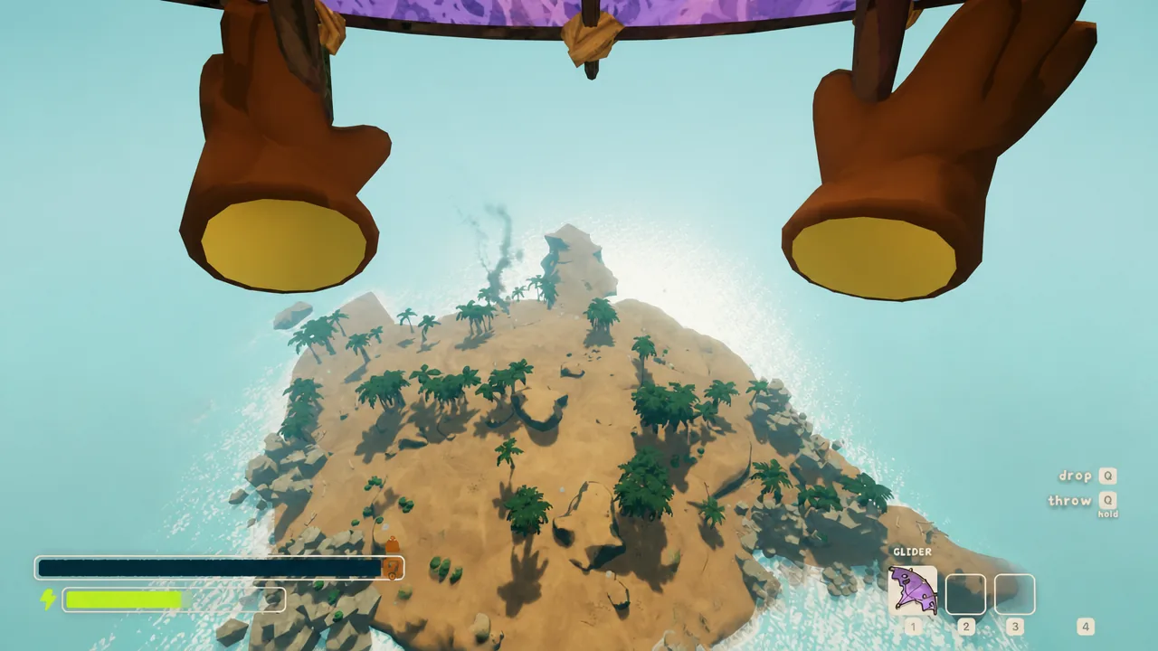 How to Use the Glider & Get the Hang Gliding Badge in PEAK (2)