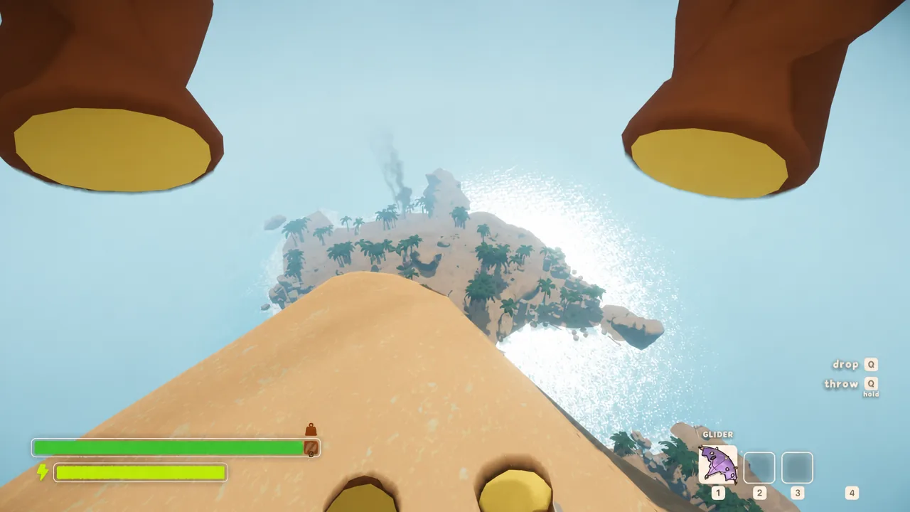 How to Use the Glider & Get the Hang Gliding Badge in PEAK