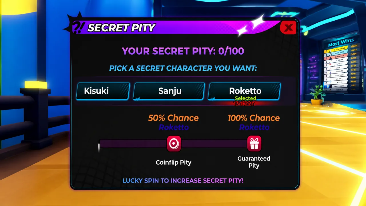 Secret Pity System