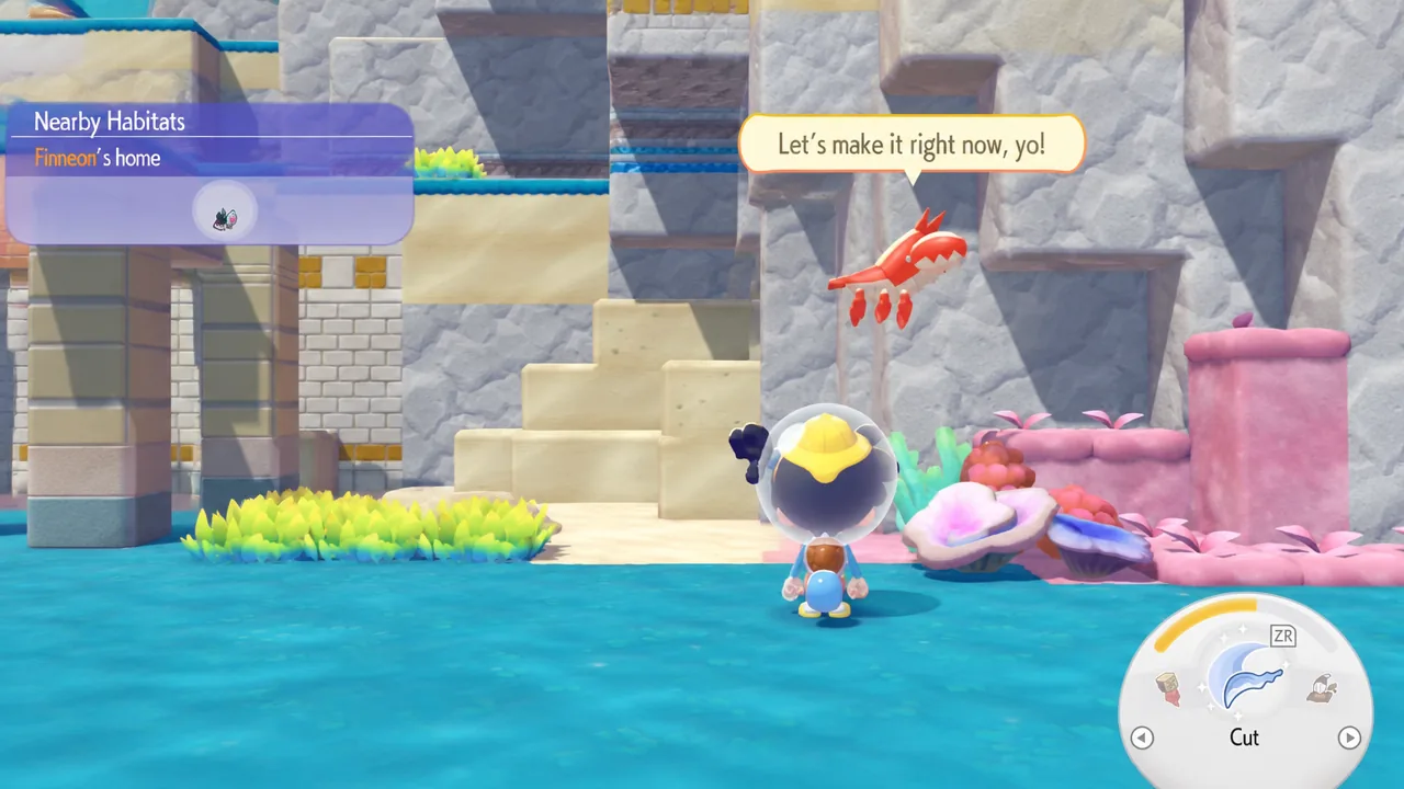 build sub with corphish pokopia