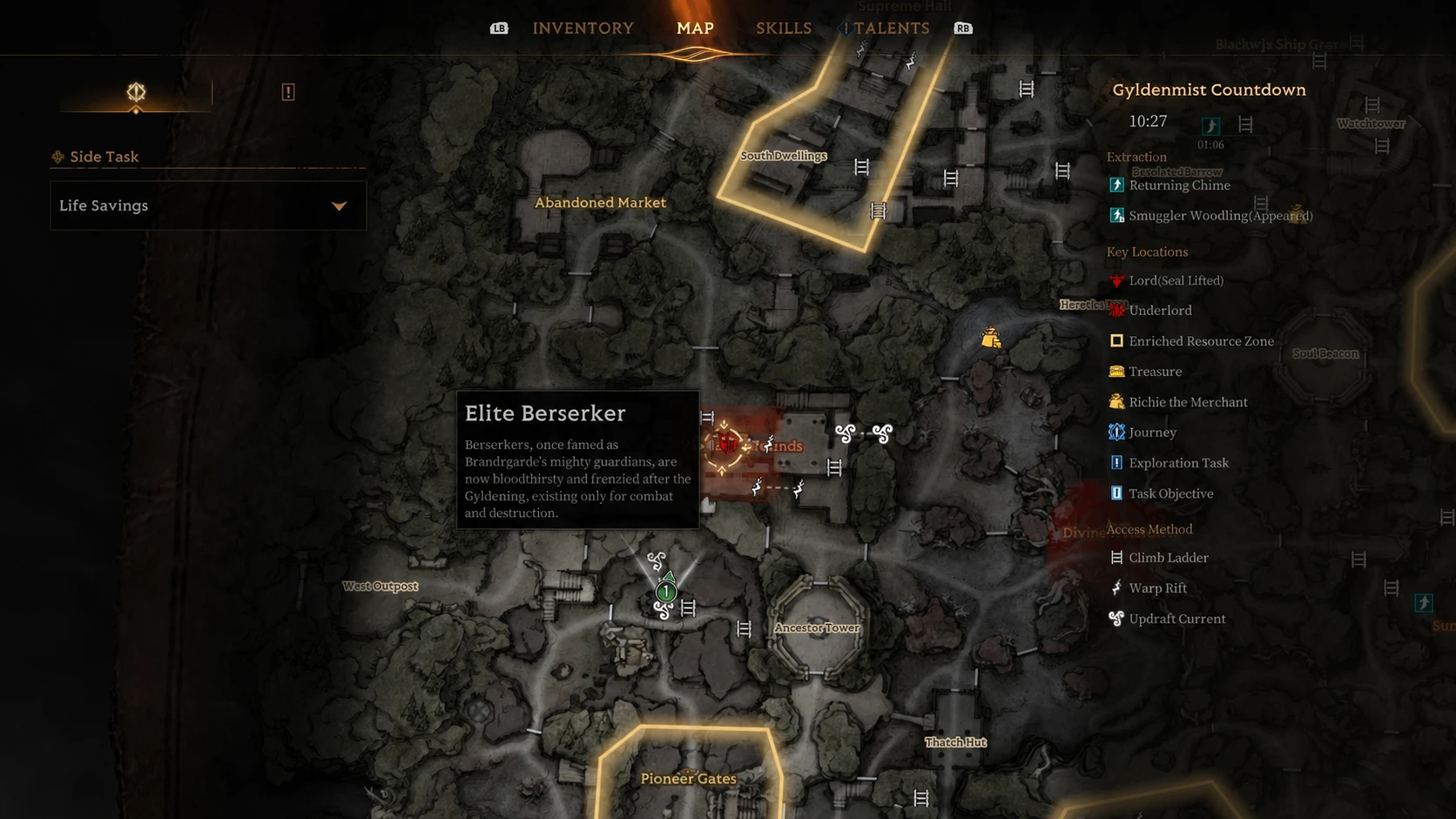 Loot Room Keys from Mini Bosses Mistfall Hunter
