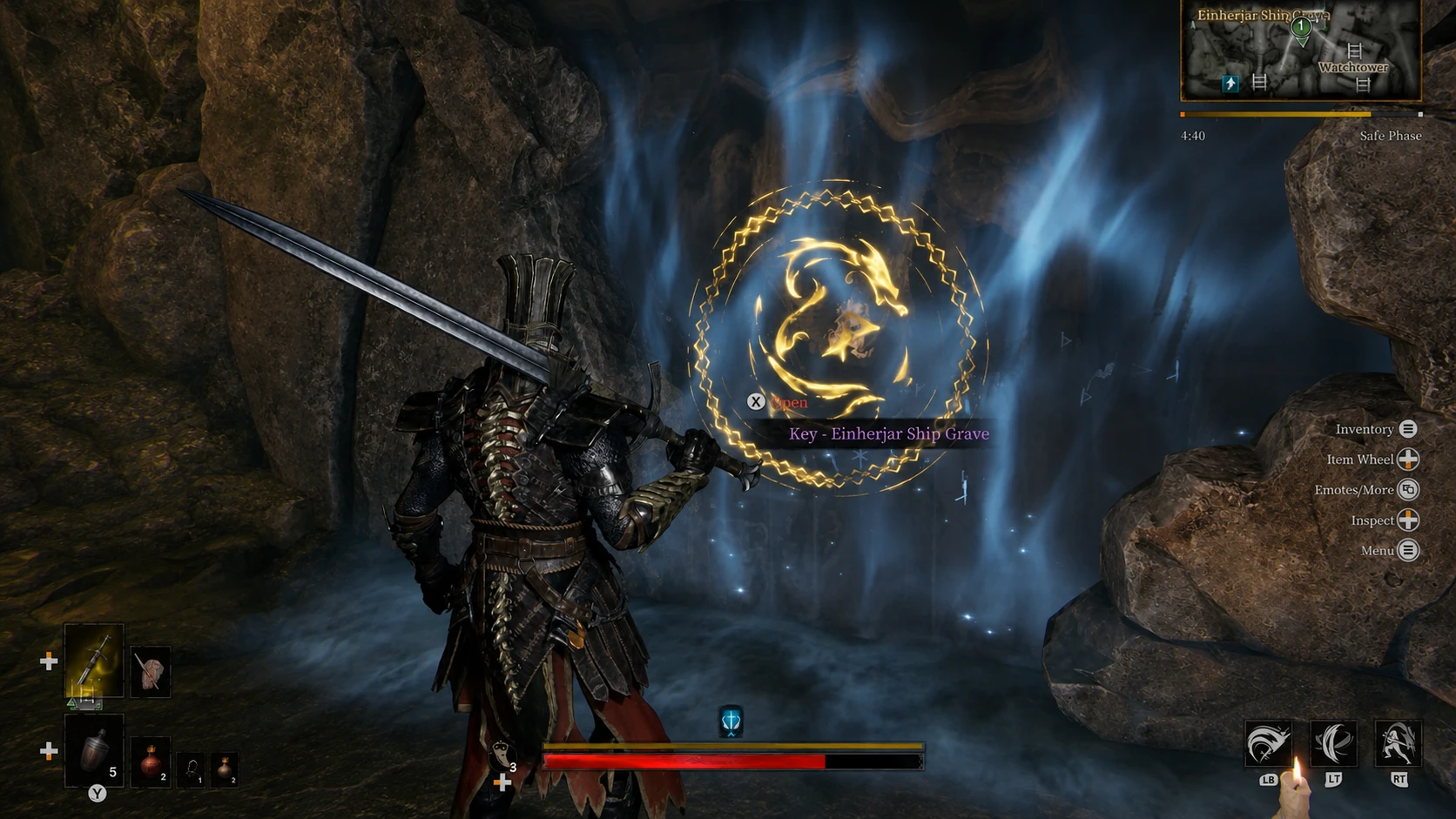 Einherjar Ship Grave Loot Room Mistfall Hunter