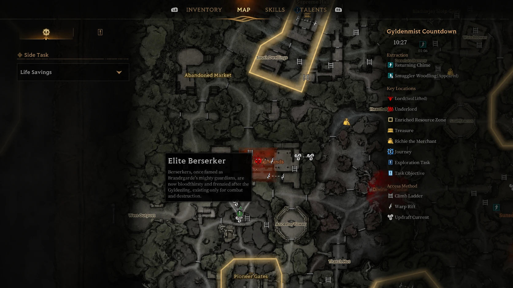 Loot Room Keys from Mini Bosses Mistfall Hunter