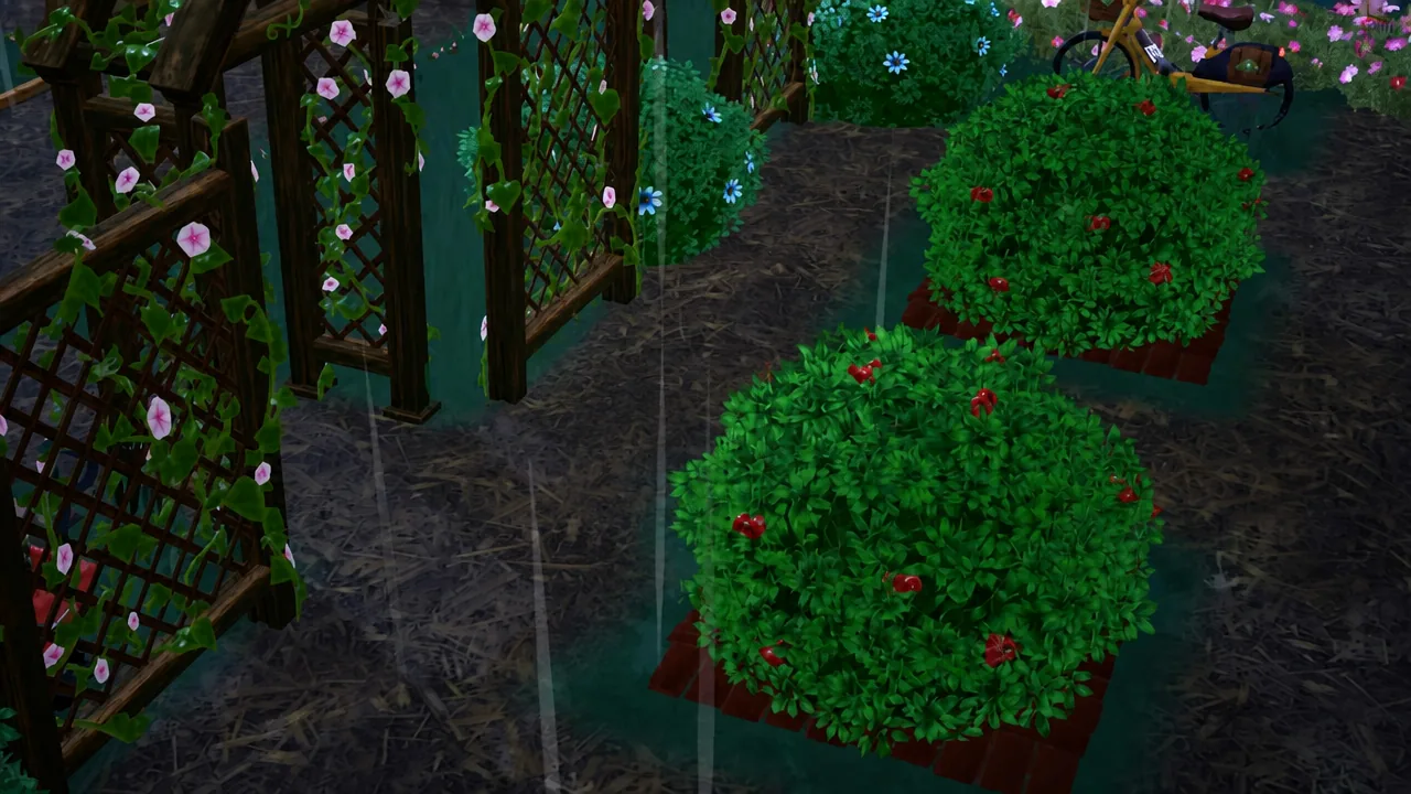 Harvesting coffee beans in Disney Dreamlight Valley
