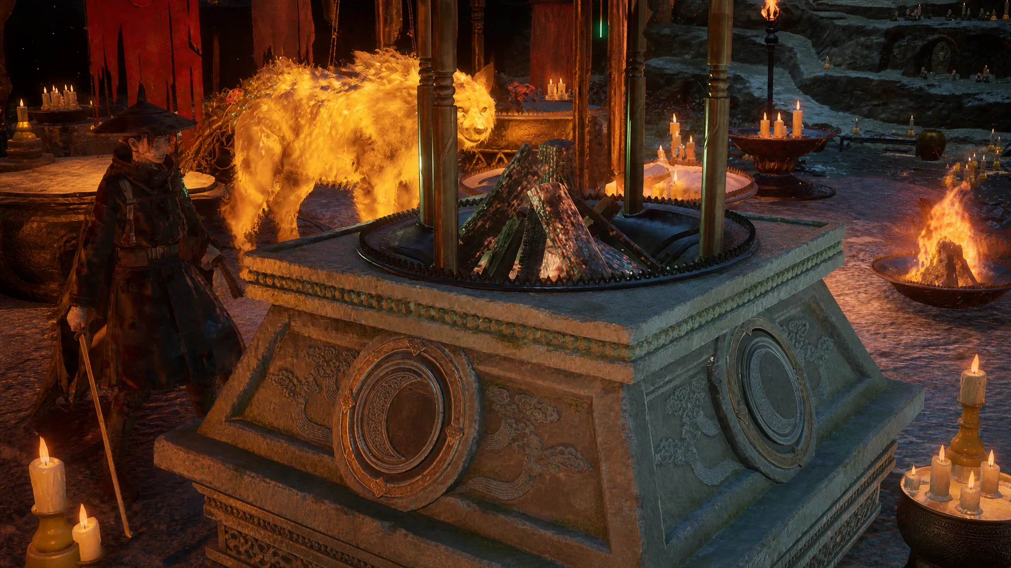 The Moon pyre in Beast of Reincarnation is shown