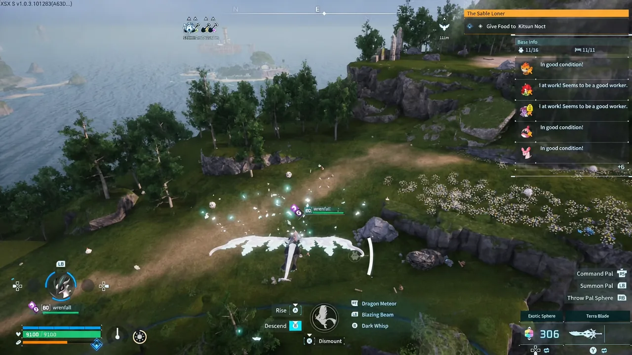 Items scattered on the ground at a Palworld base after an enemy raid