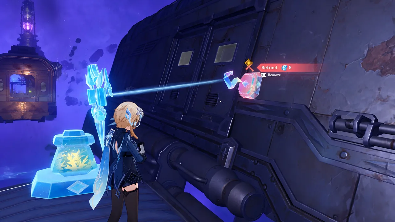 genshin-impact-how-remove-grapple-dismantle-gunfire-in-the-silent-lands-quest - remove the grapple