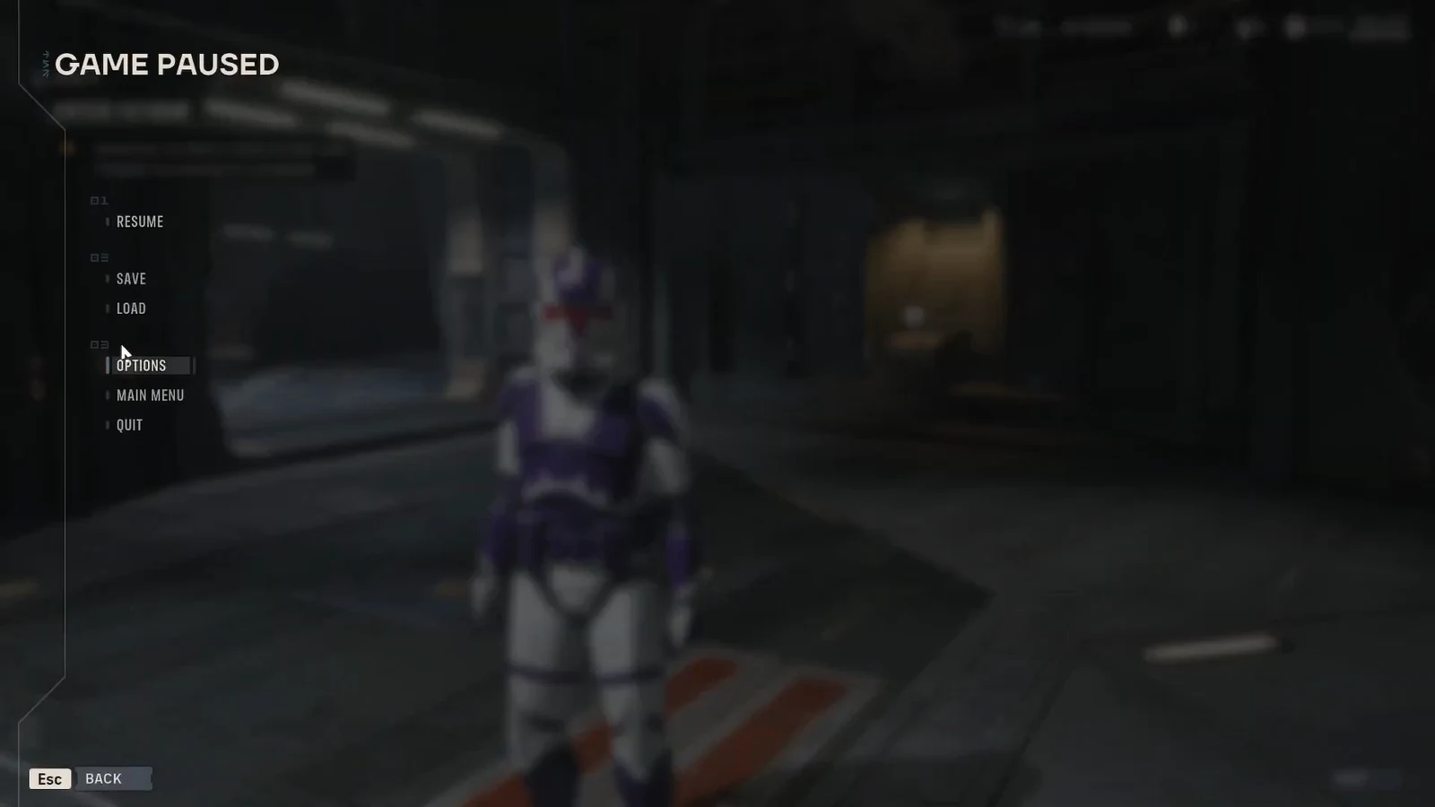 The pause menu holds every save and load option.