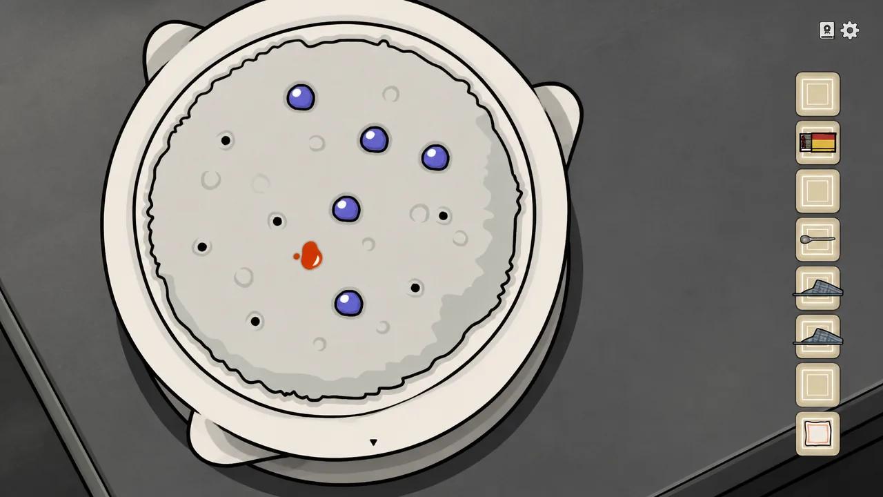 The porridge puzzle in Servant of the Lake