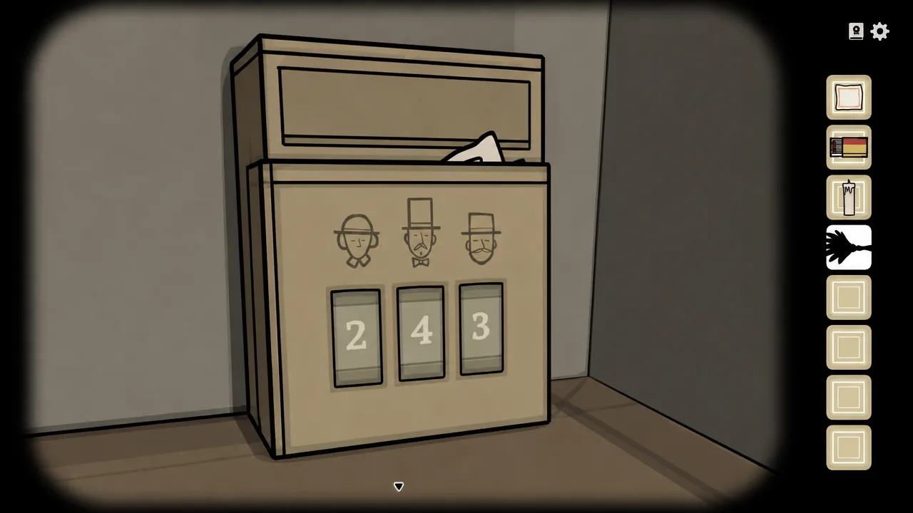 The dial puzzle box in Servant of the Lake