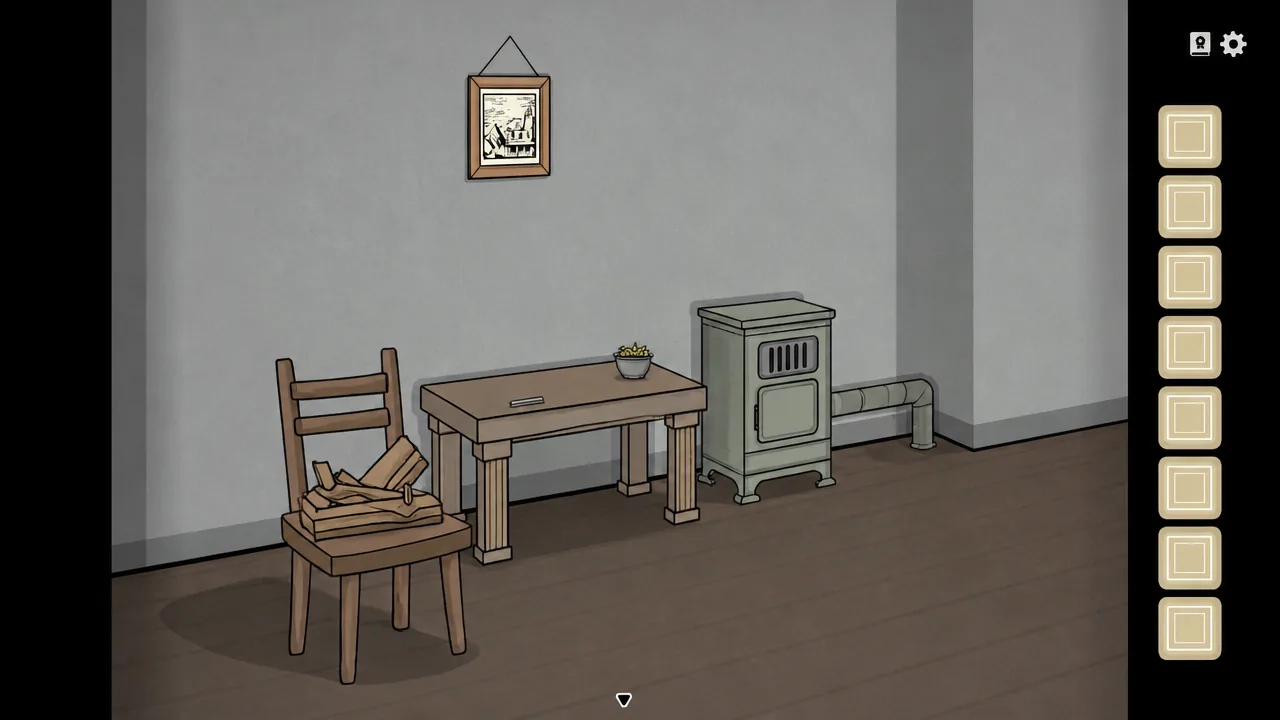 The Servant's Room on Day 1 of Servant of the Lake