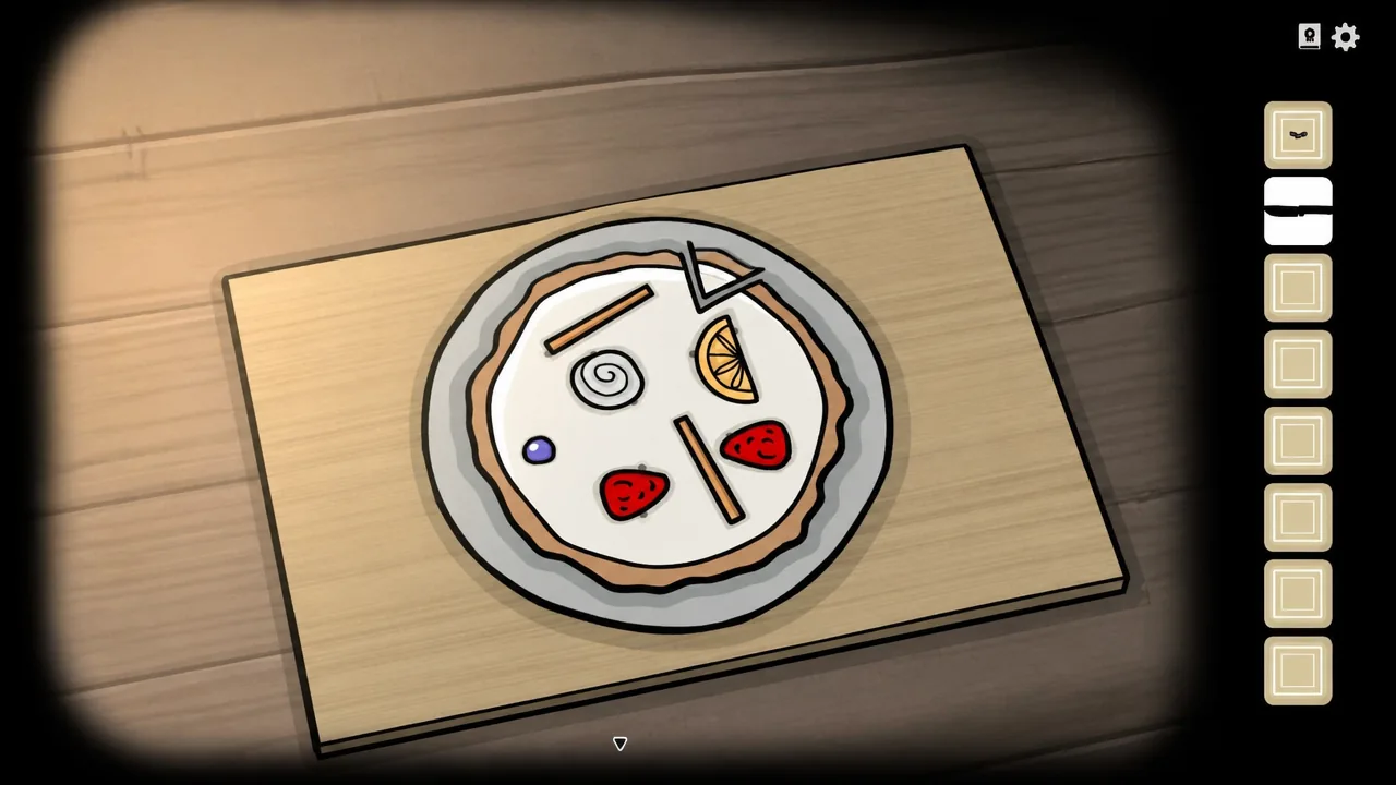 The cake puzzle solution in Servant of the Lake