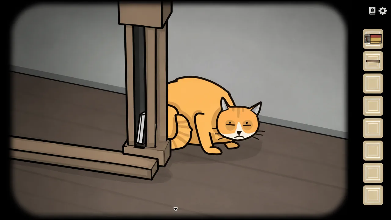 The hidden note beside the cat in Servant of the Lake