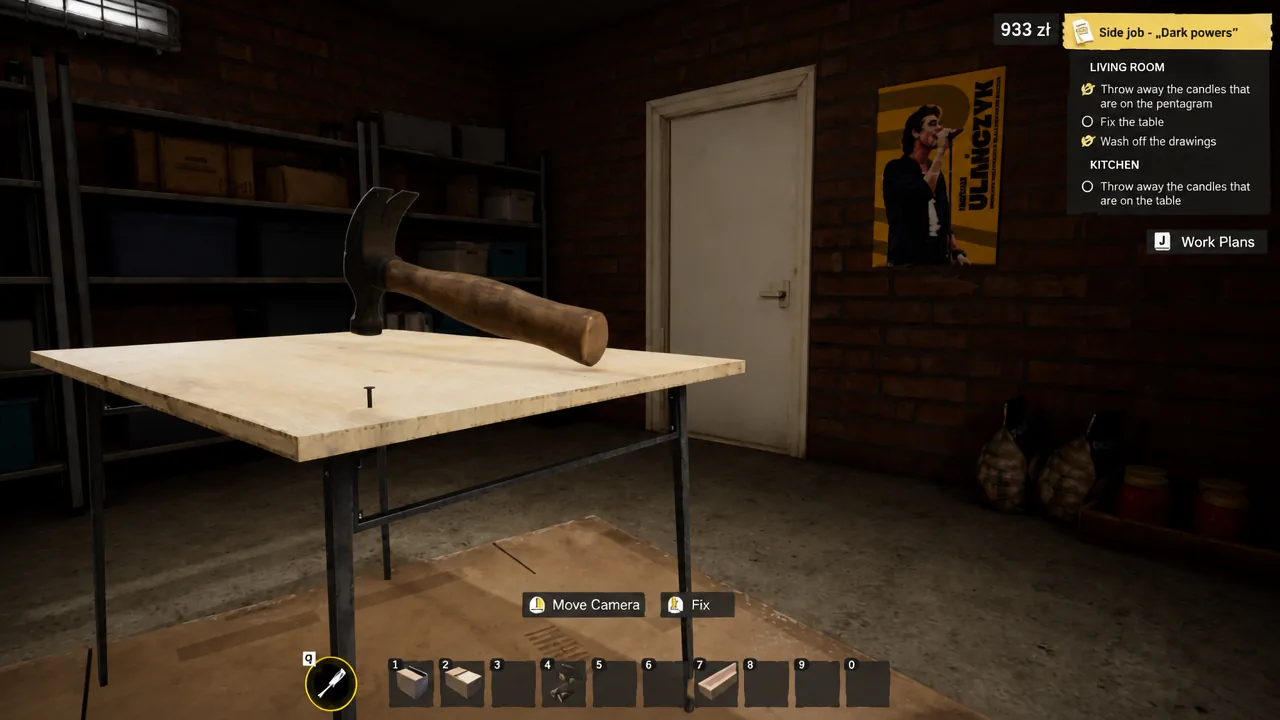 Repairing a table in Low-Budget Repairs