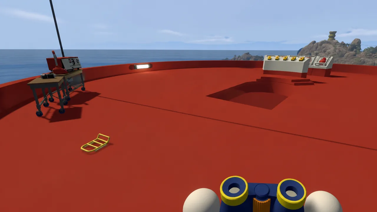 Completing the red tower puzzles to unlock the map room