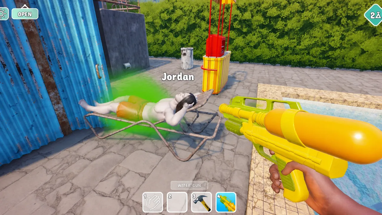 spread love with the watergun waterpark simulator wps