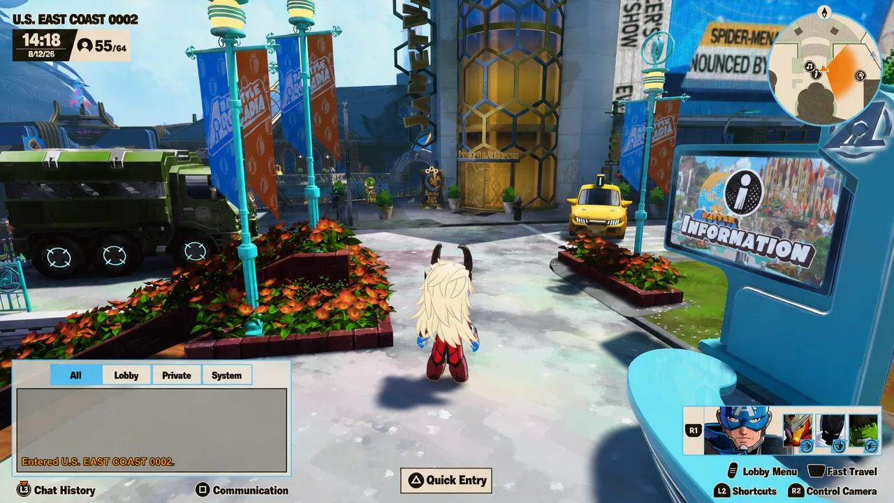 A player unlocking all Battle Arcadia badges in Marvel Tokon