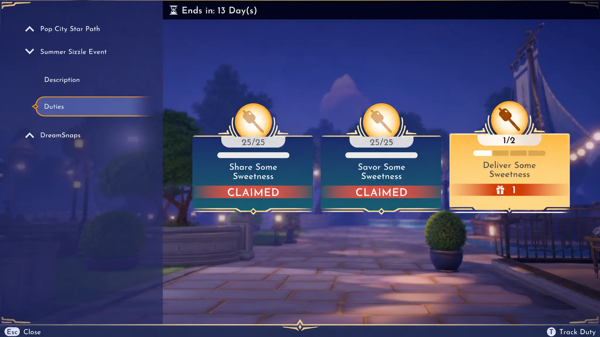 Deliver Some Sweetness duty in Disney Dreamlight Valley