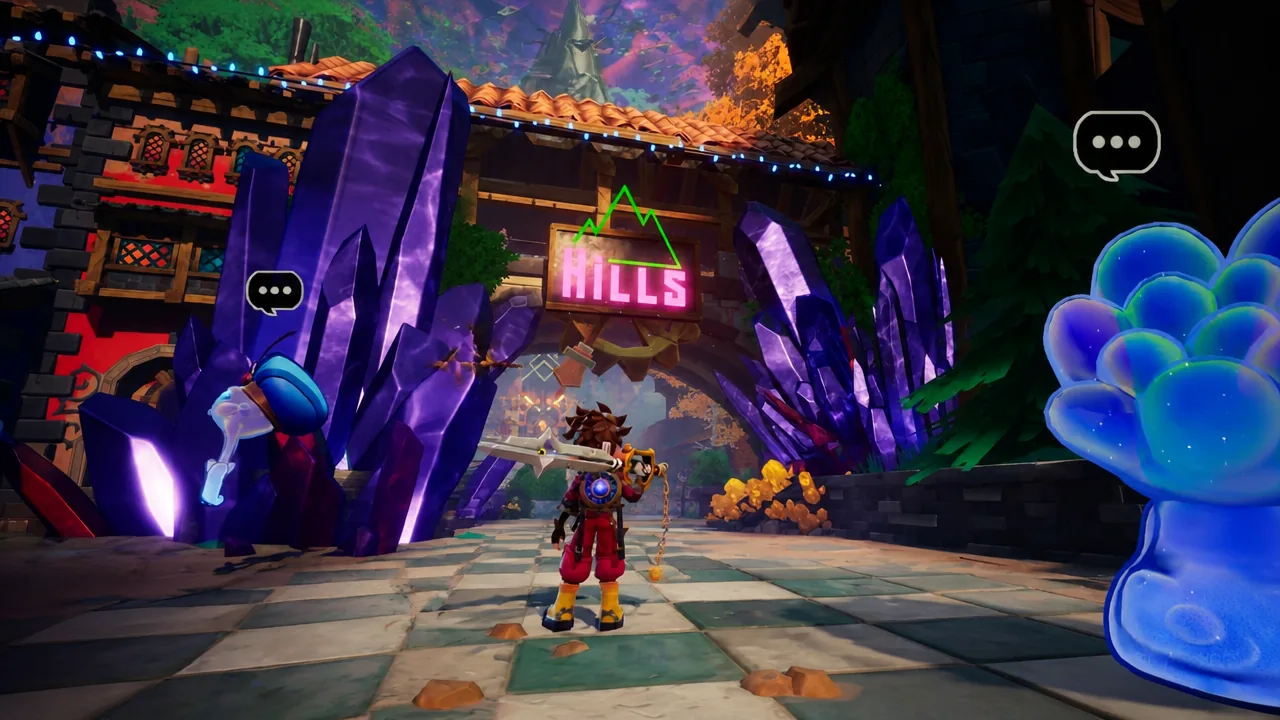 The path to Tailord's shop in Duskfade