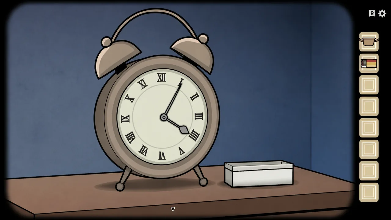 Kate's brother's note beside the clock in Servant of the Lake