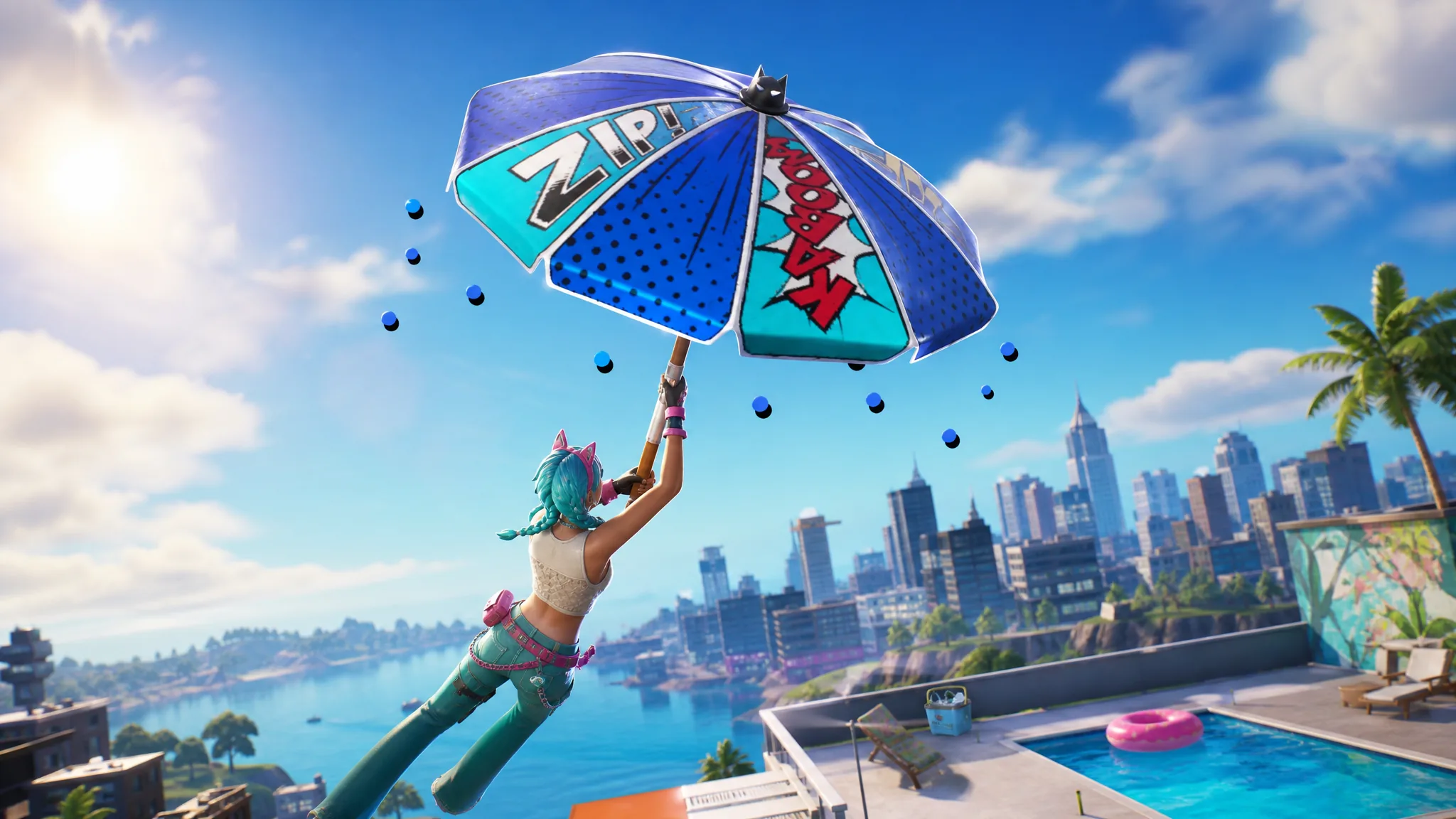 Fortnite Hot Bat Summer: How to Unlock the Zap-Brella Glider and Every Free Reward