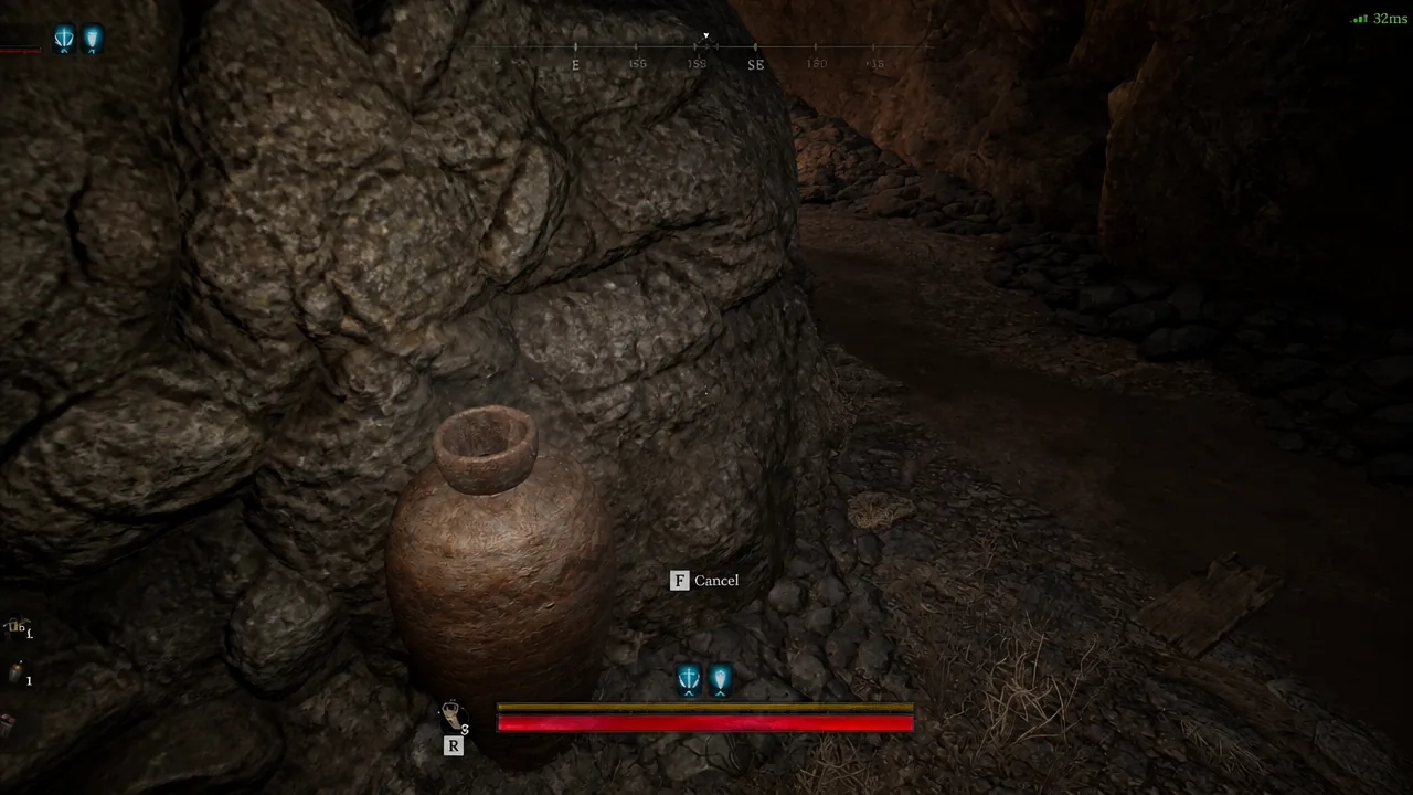 Turning into a Vase using Mimic Dust in Mistfall Hunter