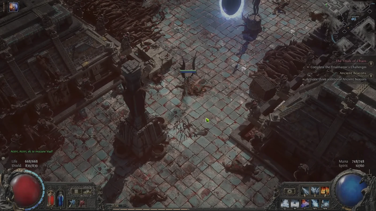 Approaching the ritual dais deep inside Aggorat