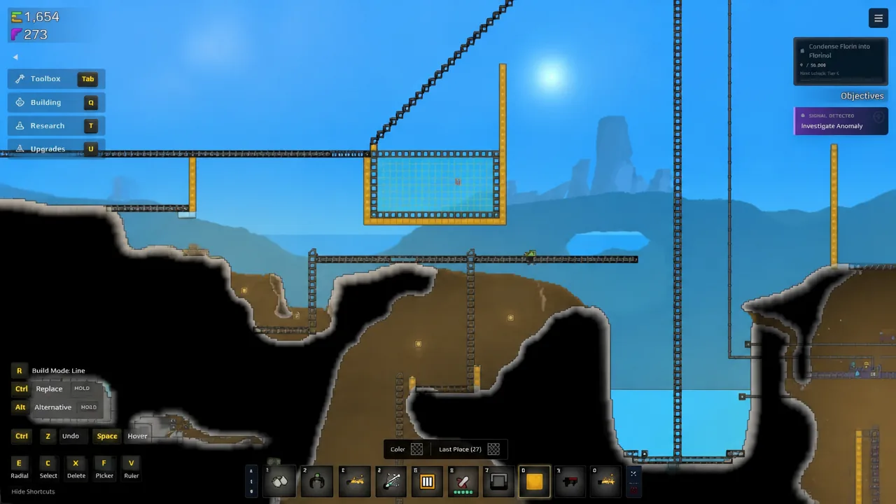Infinite water setup running with captured Lumlings in Sandustry