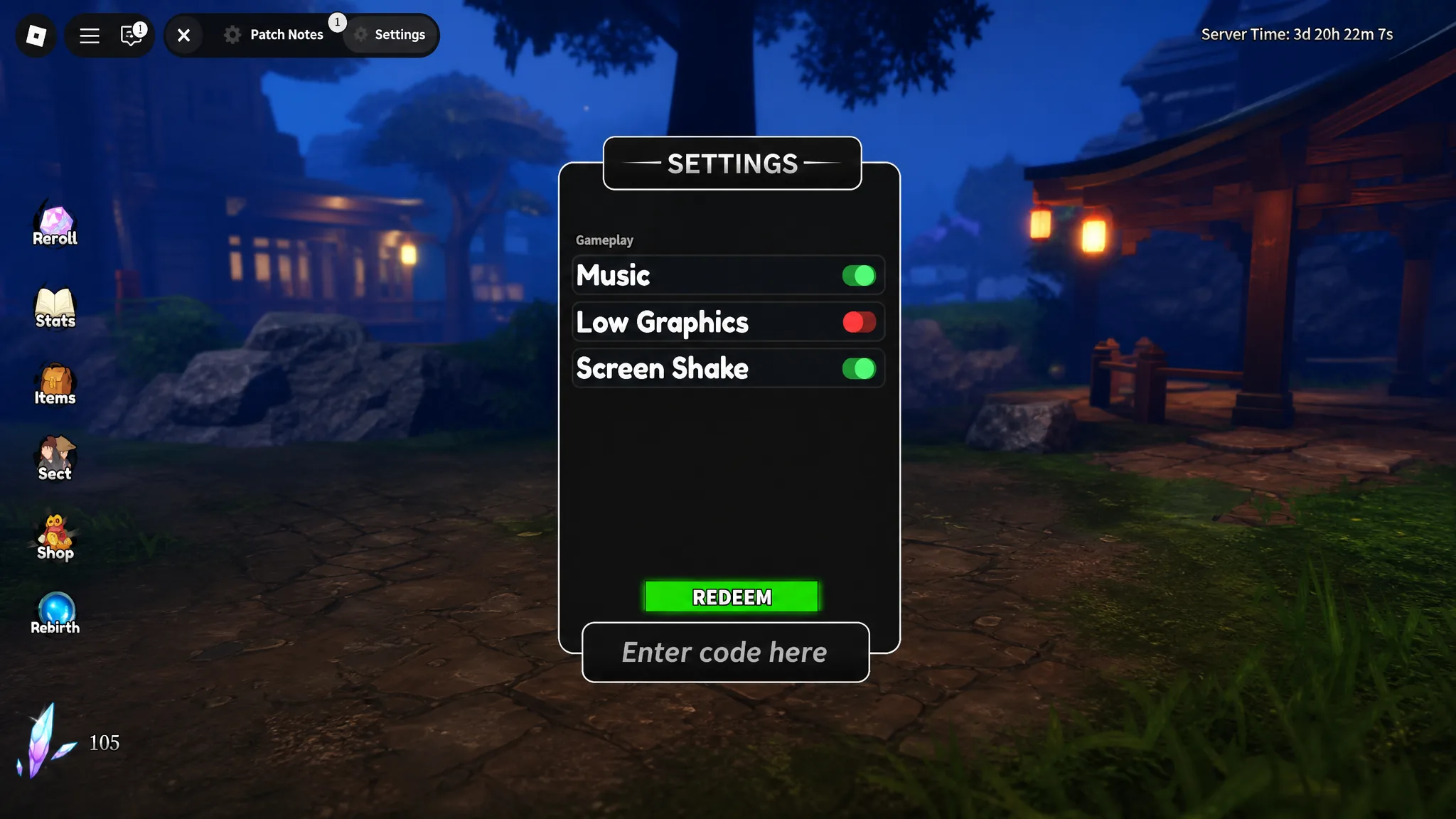 How to redeem codes in Immortal Cultivation