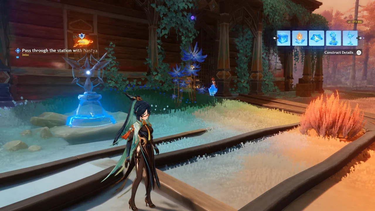 genshin-impact-in-the-dwelling-of-life-quest-full-walkthrough - a sprout without a gardener - pass through the station with nastya