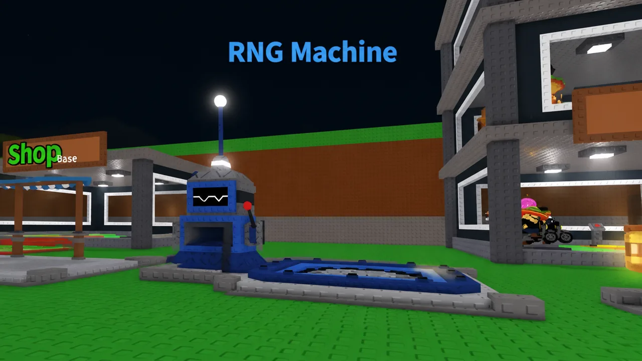 The RNG Machine in the center of the map