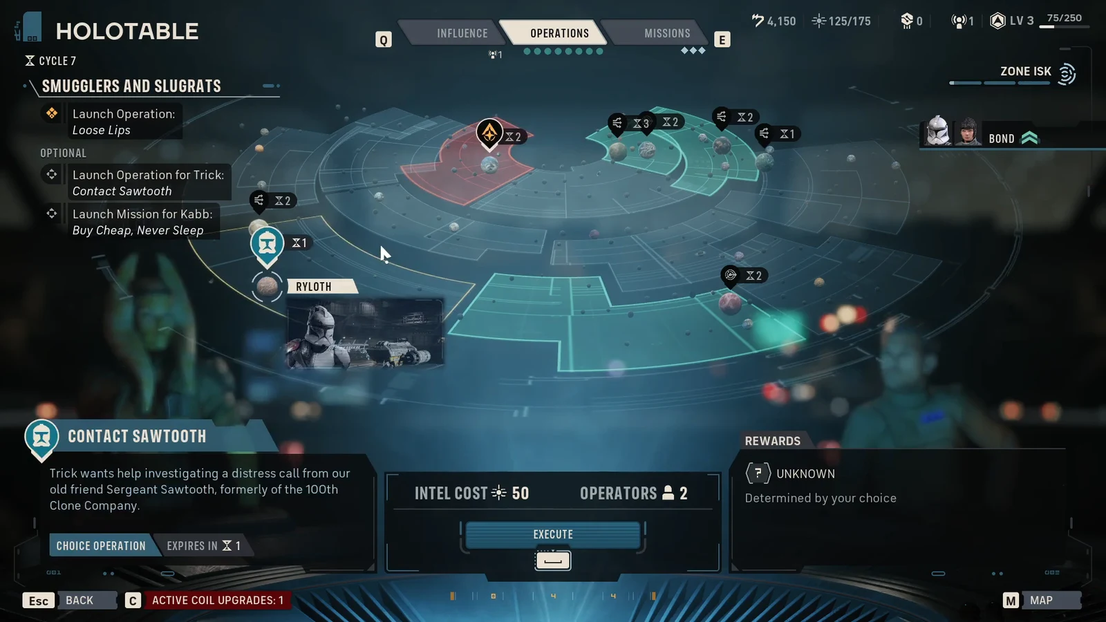 Star Wars Zero Company: How to Run Contact Sawtooth and Opportunity Knocking