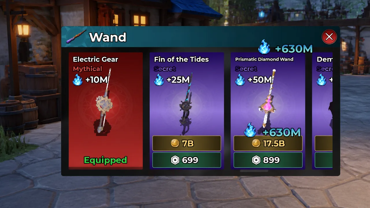 Best wands to choose in Magic Loot