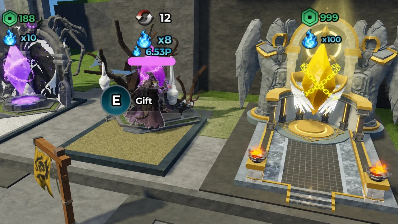 Magic Loot trading in game