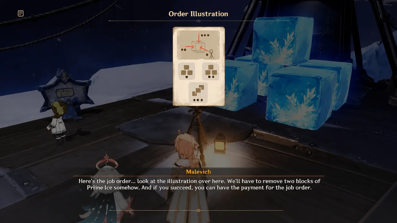 Malevich Prime Ice Construct Quest 3 In Genshin Impact
